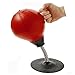 HemeraPhit Punching-Ball zum Boxen für den Schreibtisch, extrem Starke Saugkraft, Stressabbau, Speed Ball mit Pumpe (Rot)